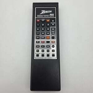 Vintage OEM Zenith PCC Personal Control Center Remote Control TV VCR CATV Tested